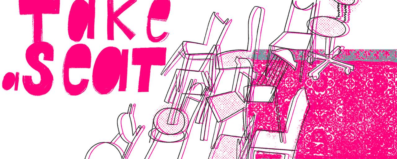 Plakat "Take A Seat"