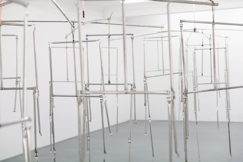 Installation view: Rumors of Glory, Benedikte Bjerre, Mox-Nox (2017), basis 2017, Foto: Frithjof Kjer