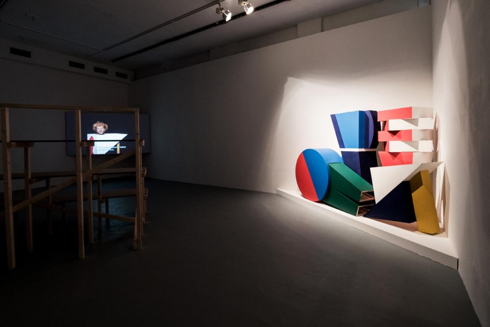 Installation view: Rumors of Glory, Feiko Beckers, A conversation is a risk to lose your own opinion (2015), basis 2017, photo: Frithjof Kjer