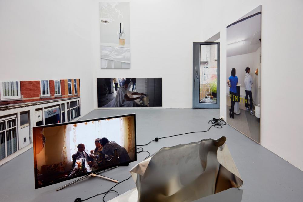 Installation View, Ghislain Amar, basis 2016, Foto: Günther Dächert