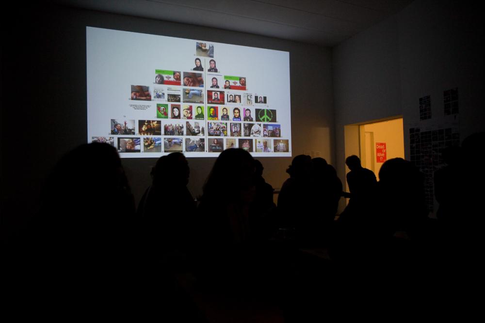 Basis Herbstprogramm, Lecture Diana Djeddi and Regula Stämpfli, photo: Cem Yücetas