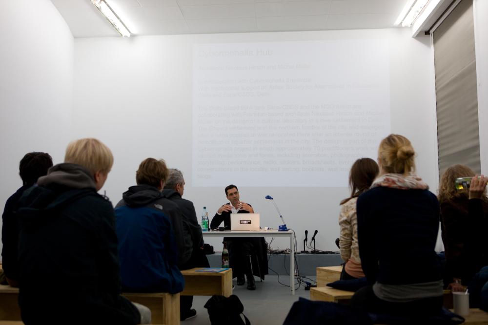 Basis Herbstprogramm, Lecture Michel Müller, photo: Cem Yücetas