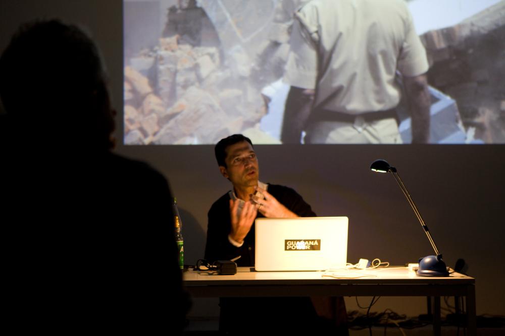 Basis Herbstprogramm, Lecture Michel Müller, photo: Cem Yücetas