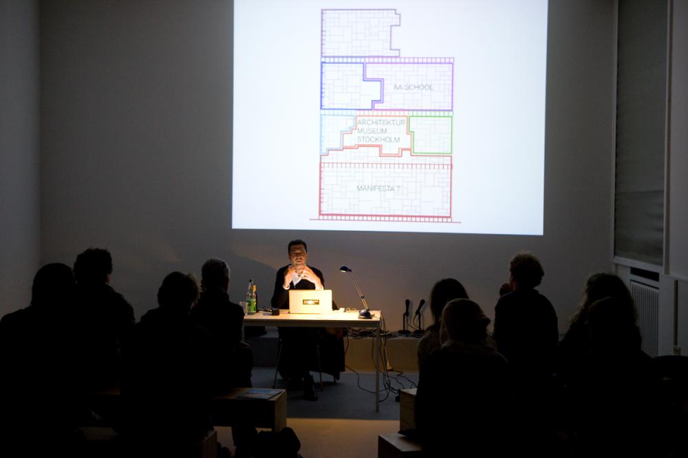 Basis Herbstprogramm, Lecture Michel Müller, photo: Cem Yücetas