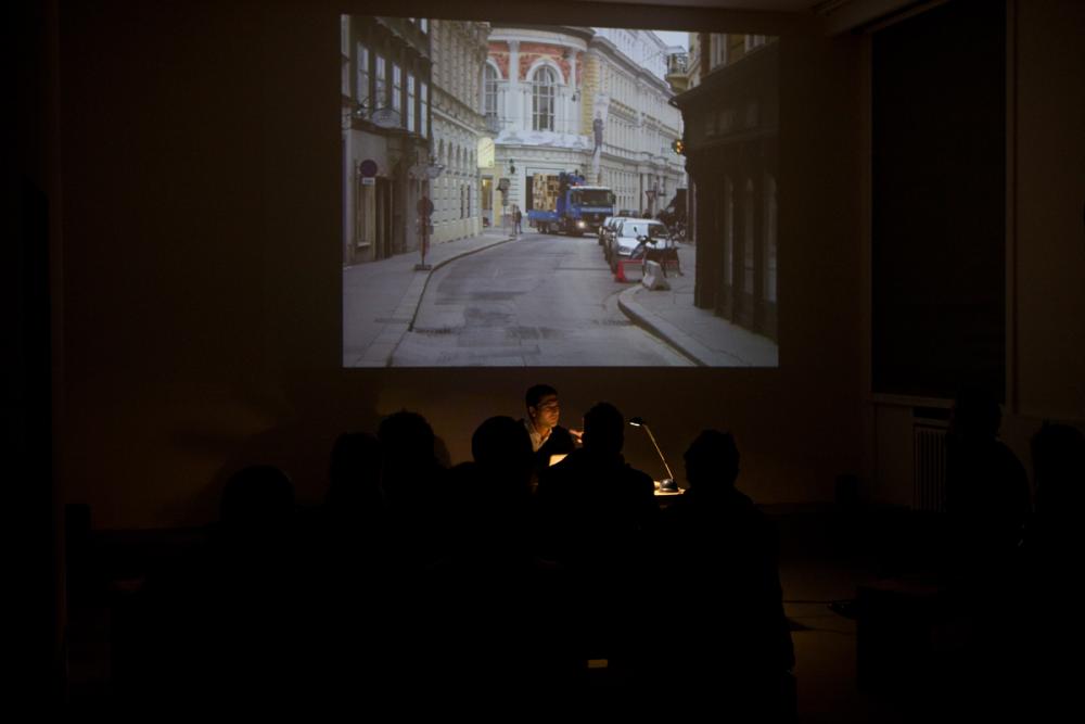 Basis Herbstprogramm, Lecture Michel Müller, photo: Cem Yücetas