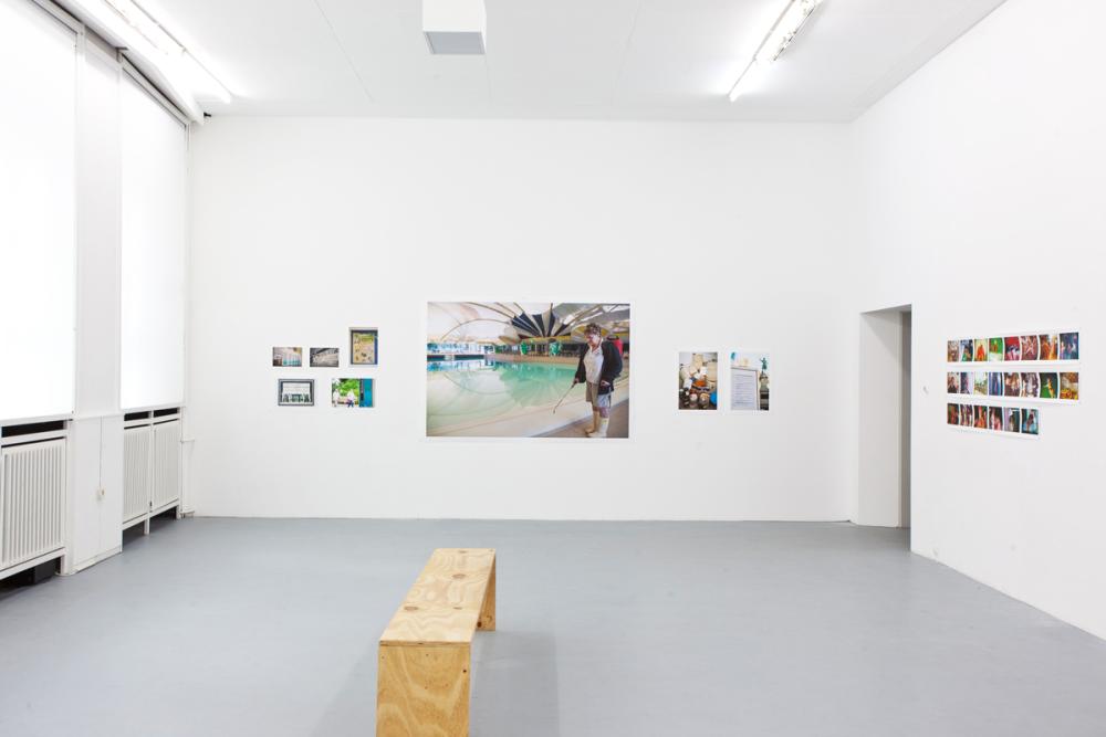 Ausstellungsansicht, Franz Wanner - Gift – Gegengift. Krankheitsbilder einer Stadt, basis 2014, Foto: Cem Yücetas