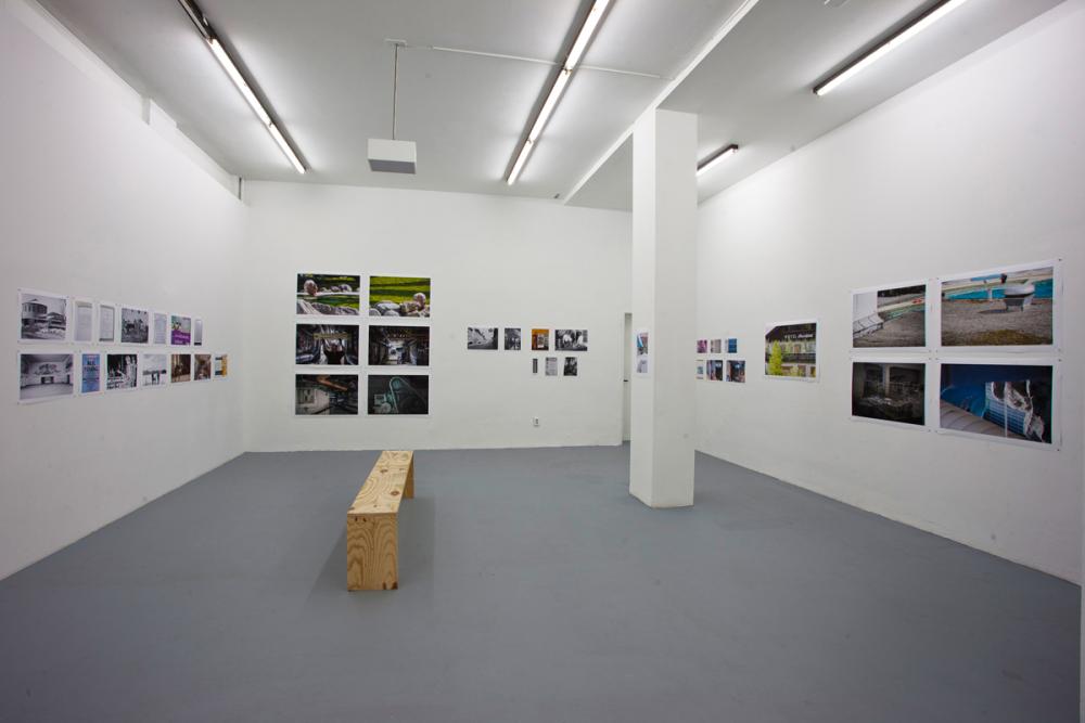 Ausstellungsansicht, Franz Wanner - Gift – Gegengift. Krankheitsbilder einer Stadt, basis 2014, Foto: Cem Yücetas