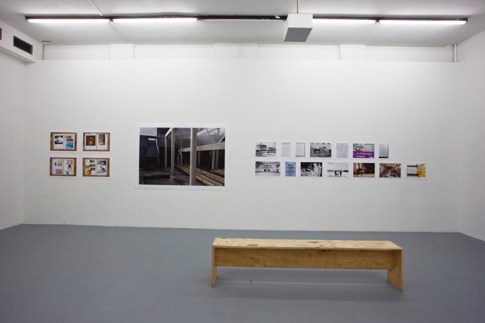 Ausstellungsansicht, Franz Wanner - Gift – Gegengift. Krankheitsbilder einer Stadt, basis 2014, Foto: Cem Yücetas