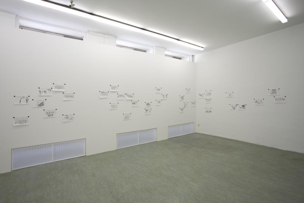 Peter Müller und Adrian Nießler, L.Y.S.S.A. - Zeichnungen, 2008, photo: Cem Yücetas