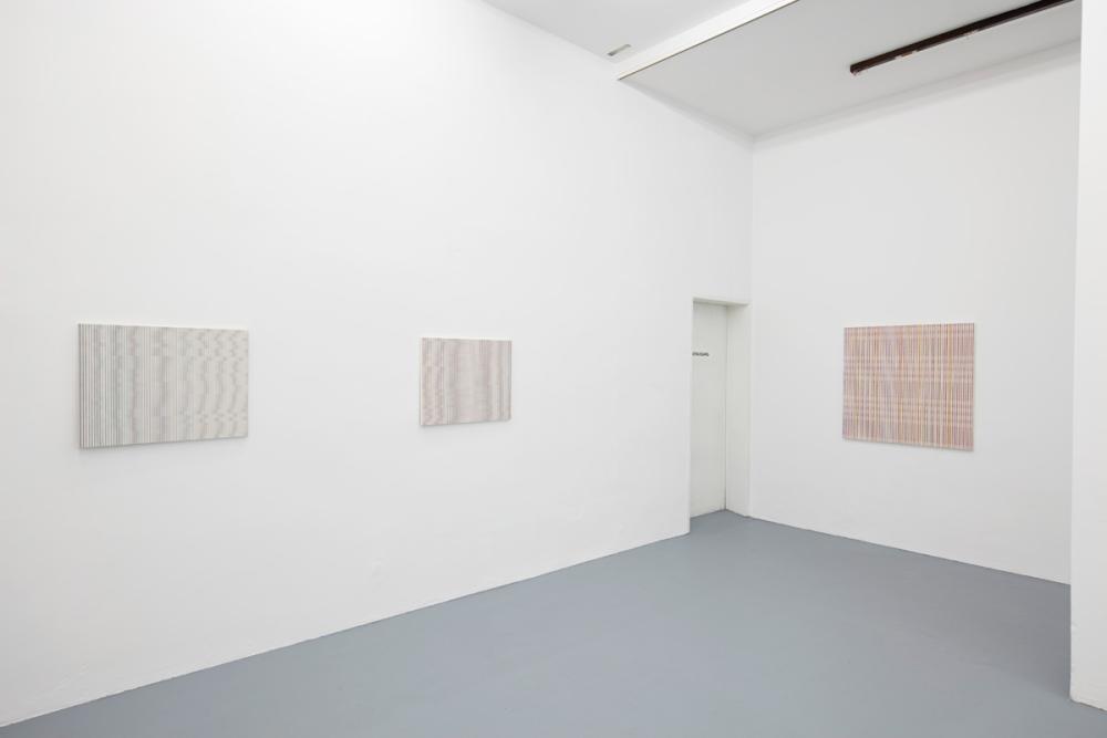 Installation view, Isabel Albrecht, basis 2017, Foto: Günther Dächert