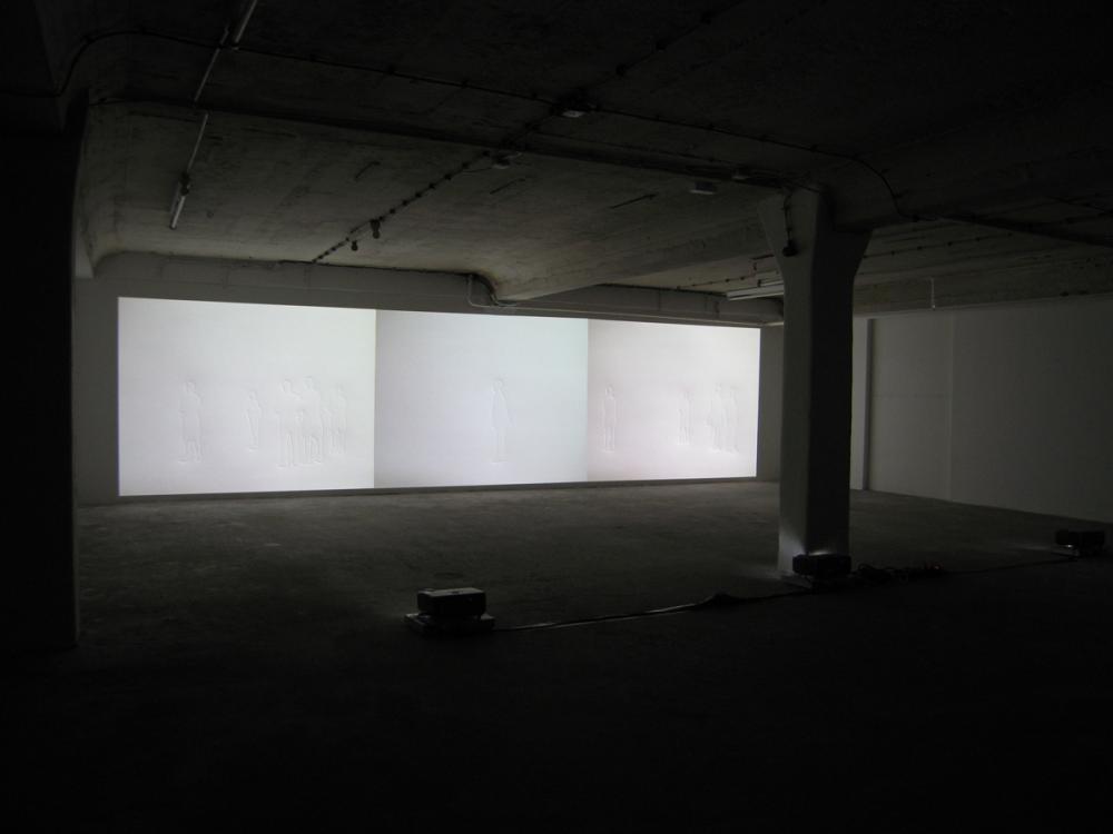 Ausstellungsansicht, Shin il Kim / Dirk Krecker, basis 2006