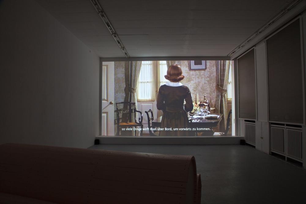 Ausstellungsansicht, on display "Sommer-Screening": Eli Cortiñas, basis 2014, Foto: Amin Weber