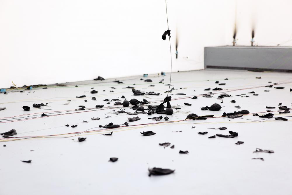 Installation view »Shadow« Sandra Kranich, 2010, photo: Diana Djeddi