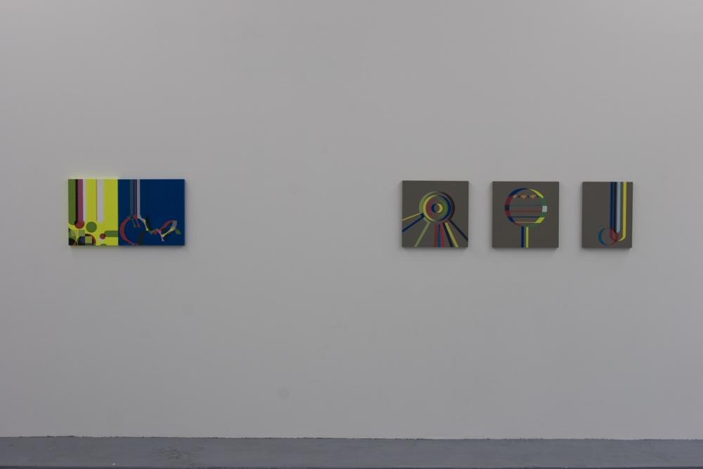 Nayon Lee, Ohne Titel, Acryl auf Holz, 2006-2007