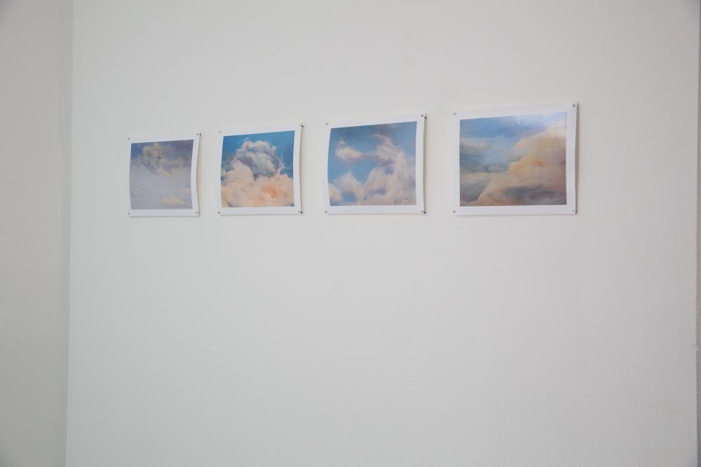 Installation view, There must be moths - William Drummond, basis 2017