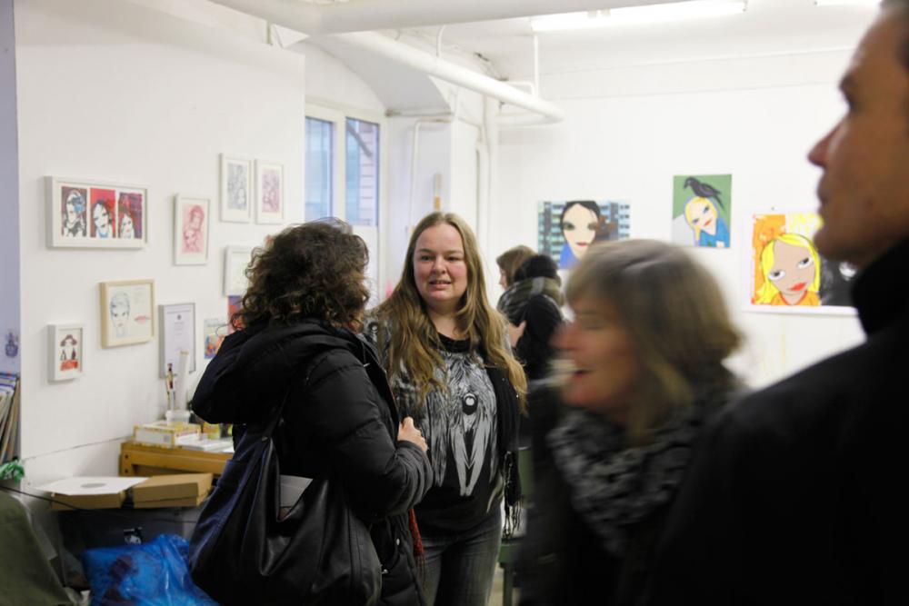 Frankfurter Ateliertage, 2014, photo: Günther Dächert