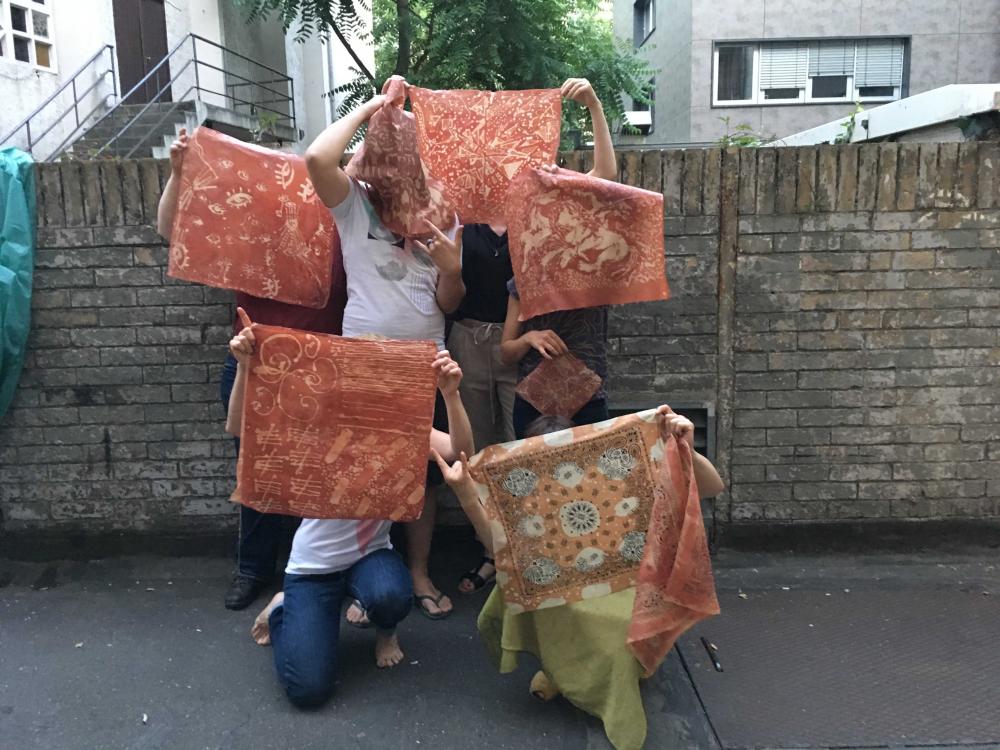 Batik workshop, Ada Van Hoorebeke - Where Batik Belongs - Frankfurt am Main, 2017