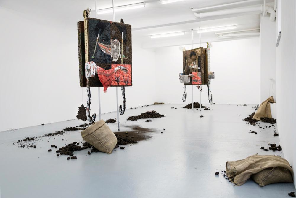 Jakub Choma, Living the Gimmick, 2018, installation view basis e.V., Foto: Angelika Zinzow, Courtesy the artist and Polansky Gallery, Prag