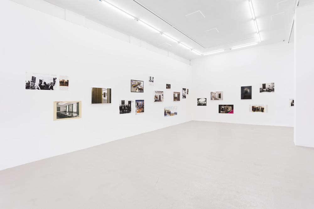Johanna Schlegel, Wilhelm Merton o. D., 1906, 1954, 1986, o. D; 2022-2023, installation view "hit pay dirt" at basis e.V., courtesy: the artist, photo: Ivan Murzin