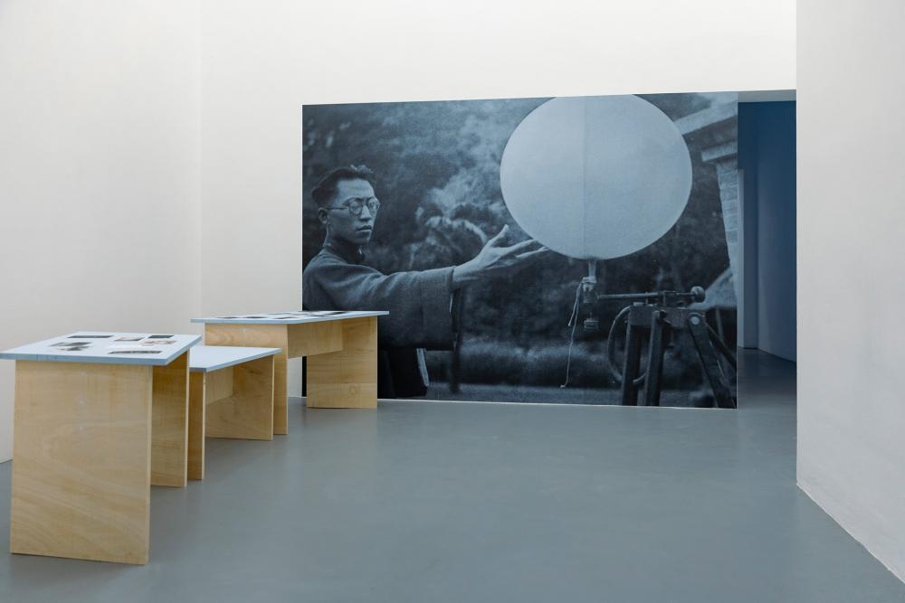 Geocinema (Asia Bazdyrieva & Solveig Qu Suess), Umbra, 2021, video installation, documentary, archival footage, 39 min, photo: Angelika Zinzow, © basis e.V.