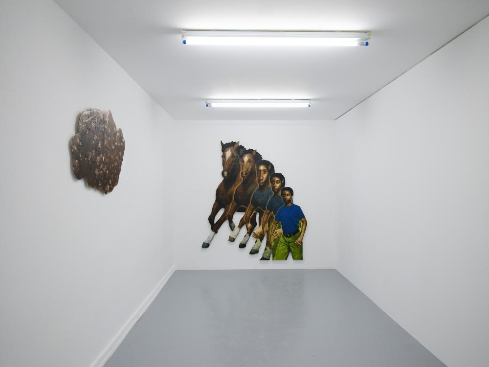 Shaun Motsi, installation view, 2024 © basis e.V., photo: Katrin Binner