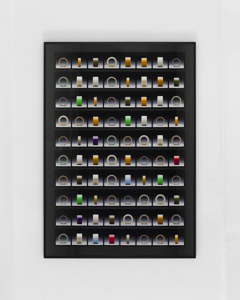 Ivan Murzin, Punish, Rinse, Repeat, 2024 Watercolor paper, Himalayan handmade paper, Watercolor, Frame, Glass, 52,5 x 42,5 cm (framed)