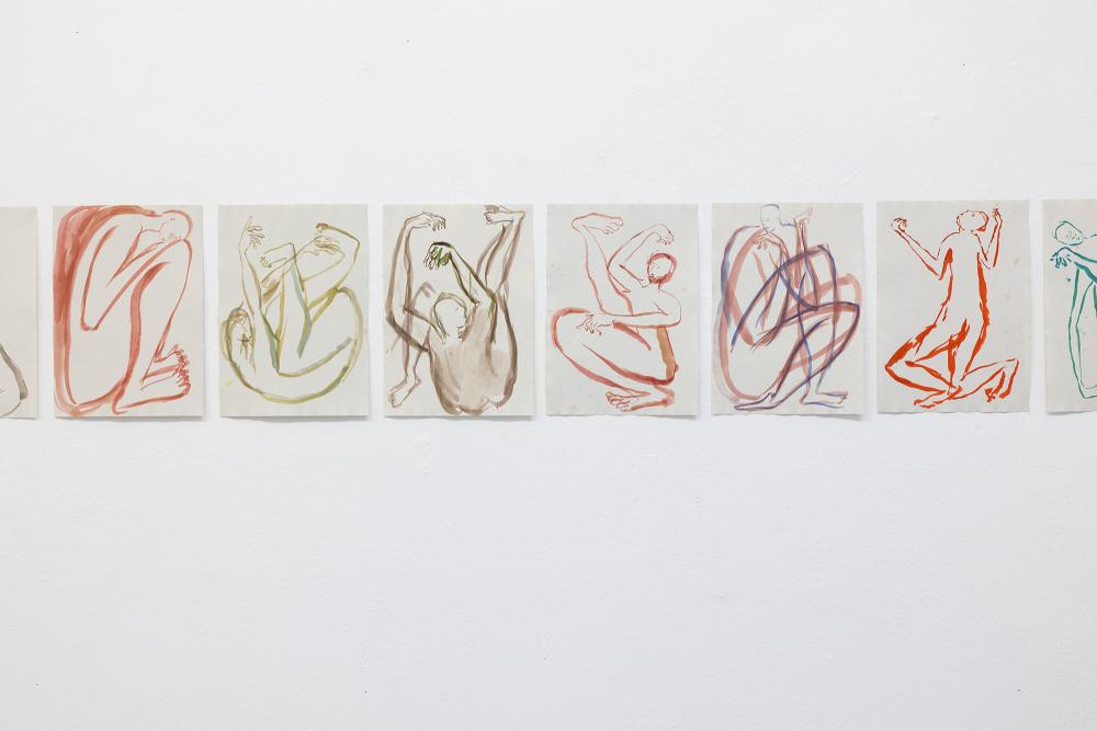 Jerome Kugan, Time is a Donut", 2024, basis Projektraum, photo: Nathalie Zimmermann © basis e.V.