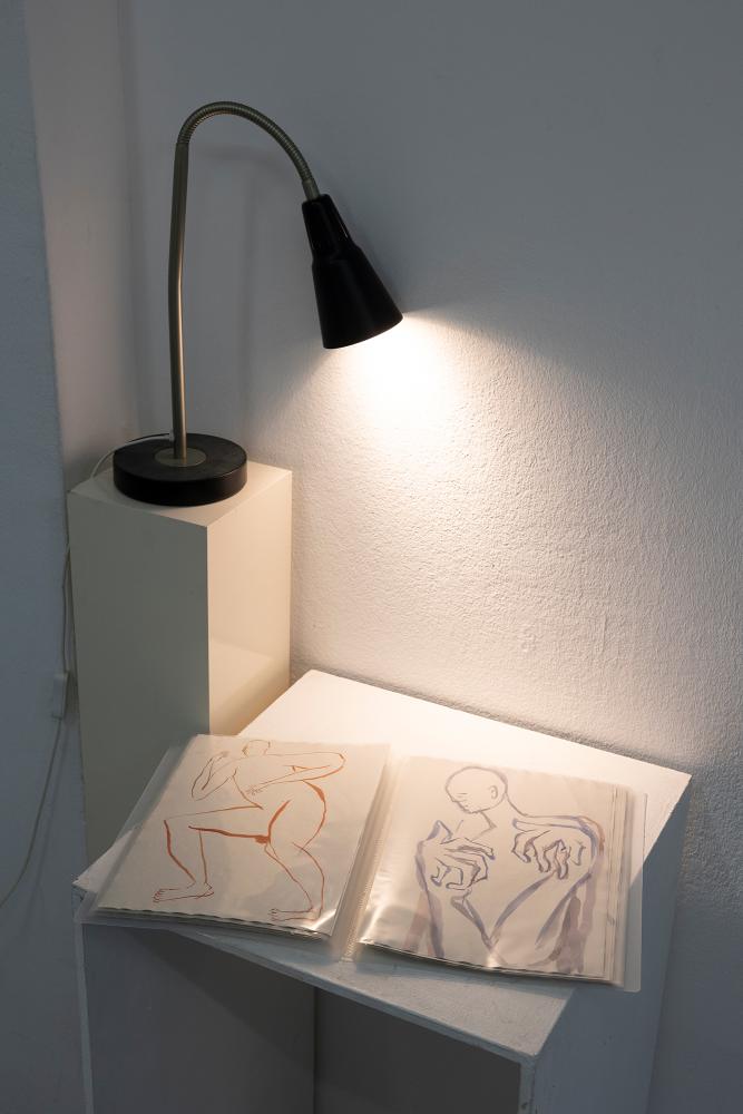 Jerome Kugan, Time is a Donut", 2024, basis Projektraum, photo: Nathalie Zimmermann © basis e.V.