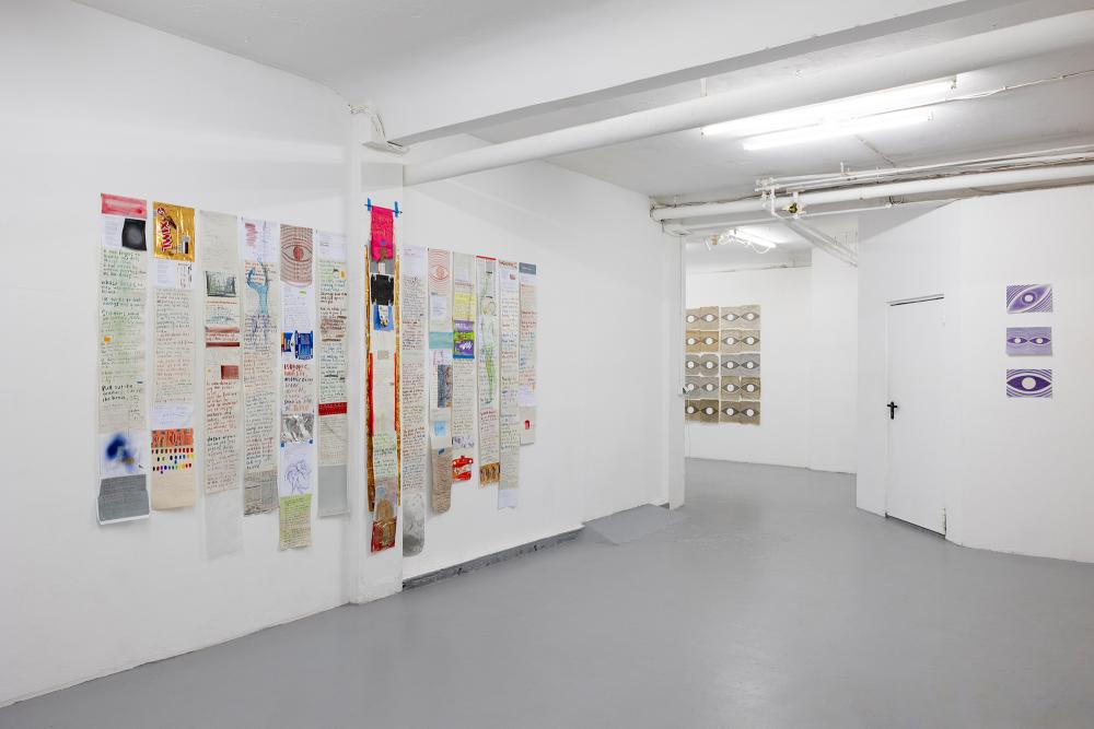 Jerome Kugan, Time is a Donut", 2024, basis Projektraum, photo: Nathalie Zimmermann © basis e.V.