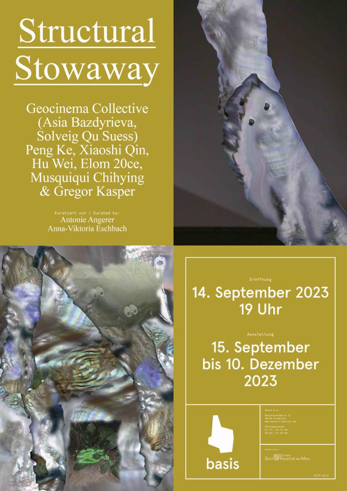Plakat "Structural Stowaway", 2023, basis 