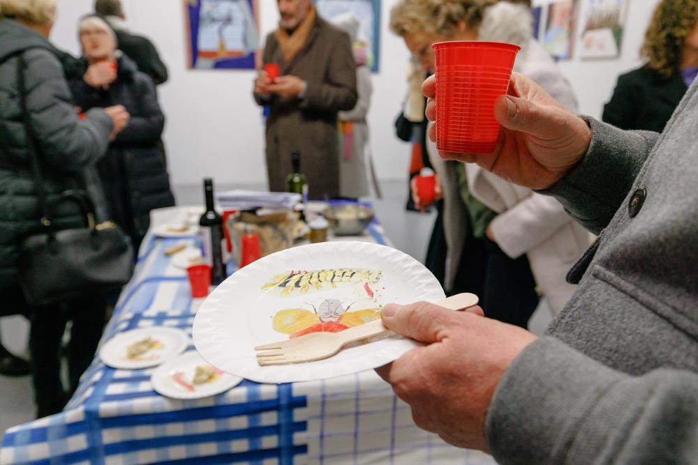 Andrea Fajgerné Dudás, MEINE FRANKFURTER KÜCHE, basis Projektraum, Frankfurt, Foto: Bernd Euring