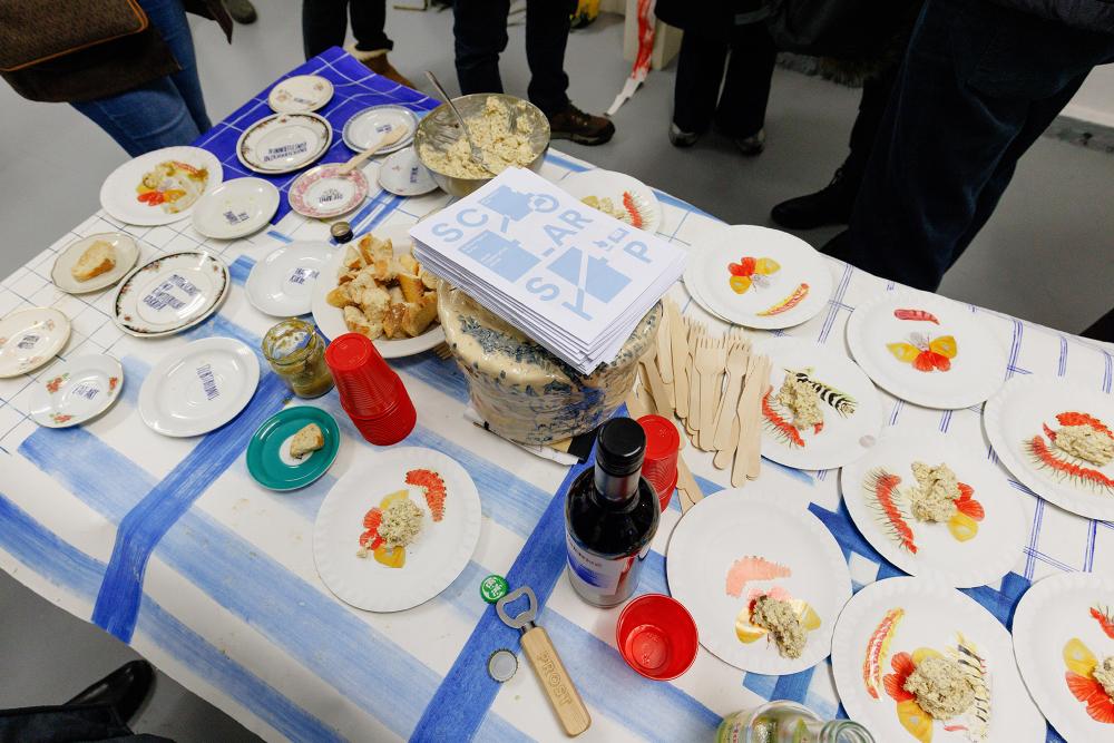 Andrea Fajgerné Dudás, MEINE FRANKFURTER KÜCHE, basis Projektraum, Frankfurt, Foto: Bernd Euring