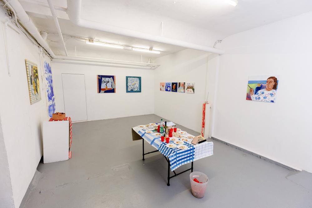 Andrea Fajgerné Dudás, MEINE FRANKFURTER KÜCHE, basis Projektraum, Frankfurt, Foto: Bernd Euring