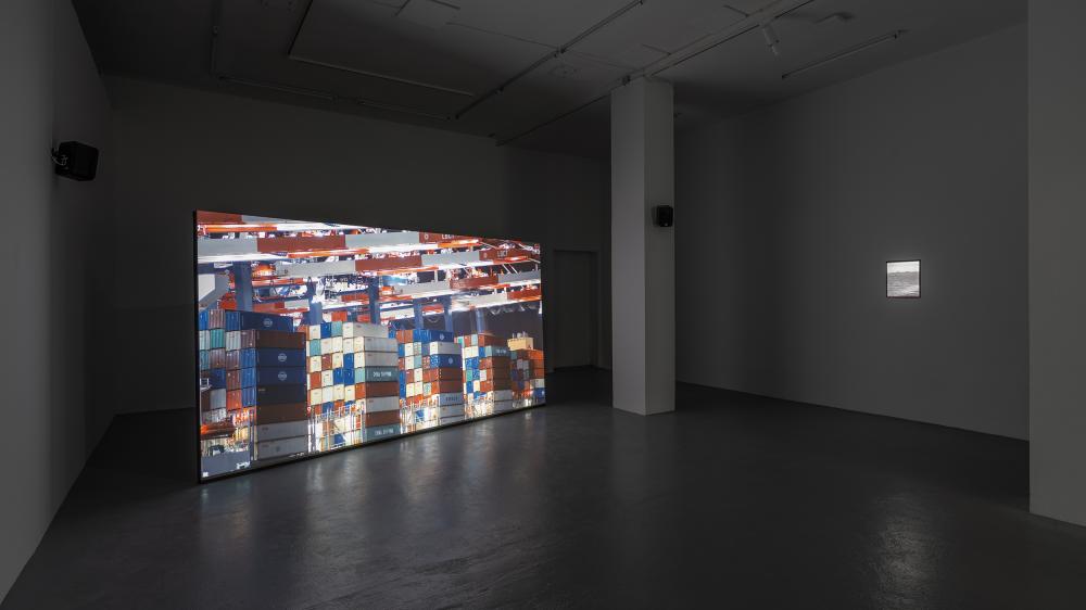 Kaya & Blank, Intermodal, Ausstellungsansicht, basis e.V., © Kaya & Blank